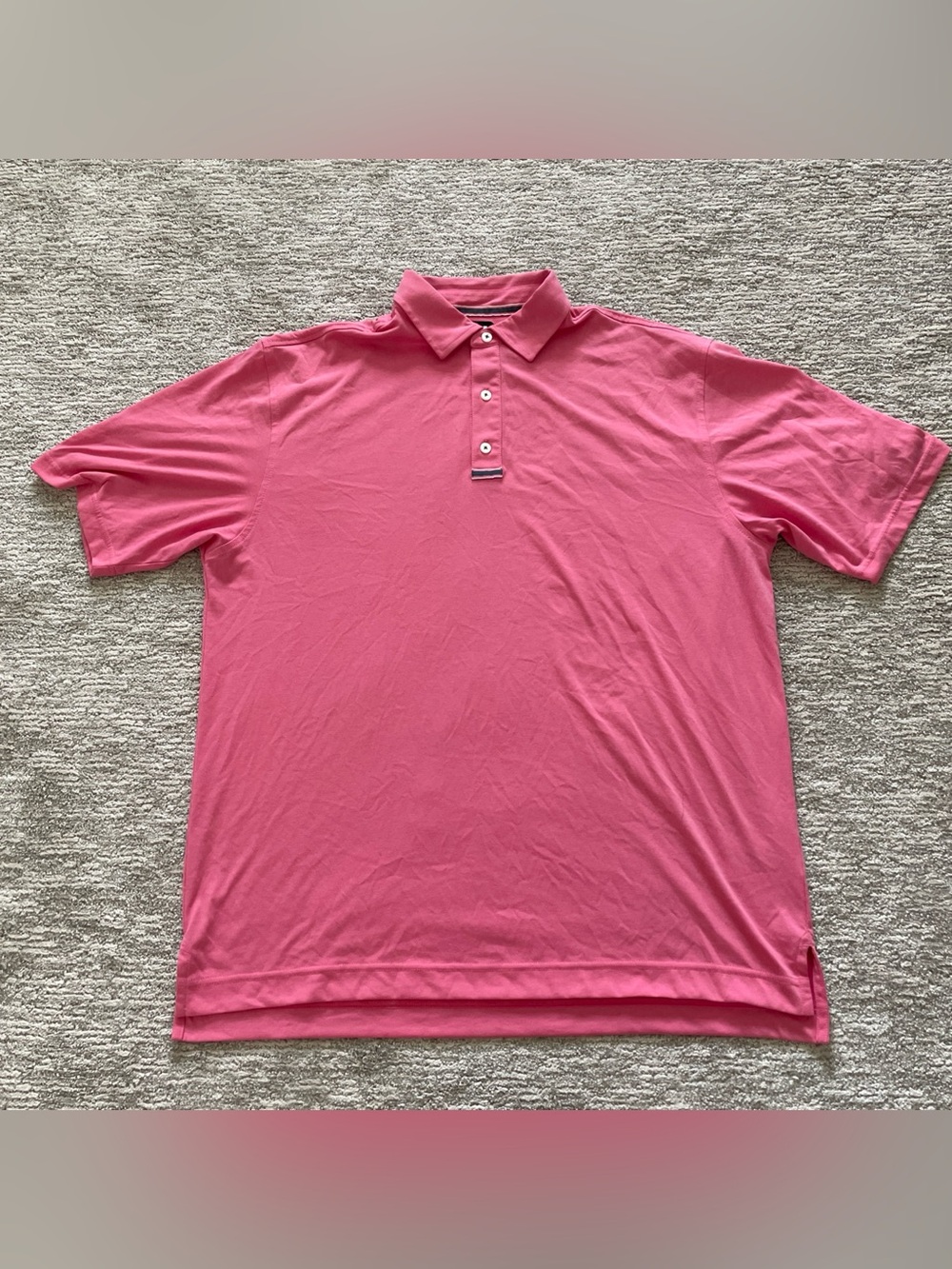 FootJoy Polo Shirt Men’s Size XL Pink Performance Stretch Short Sleeve Golf